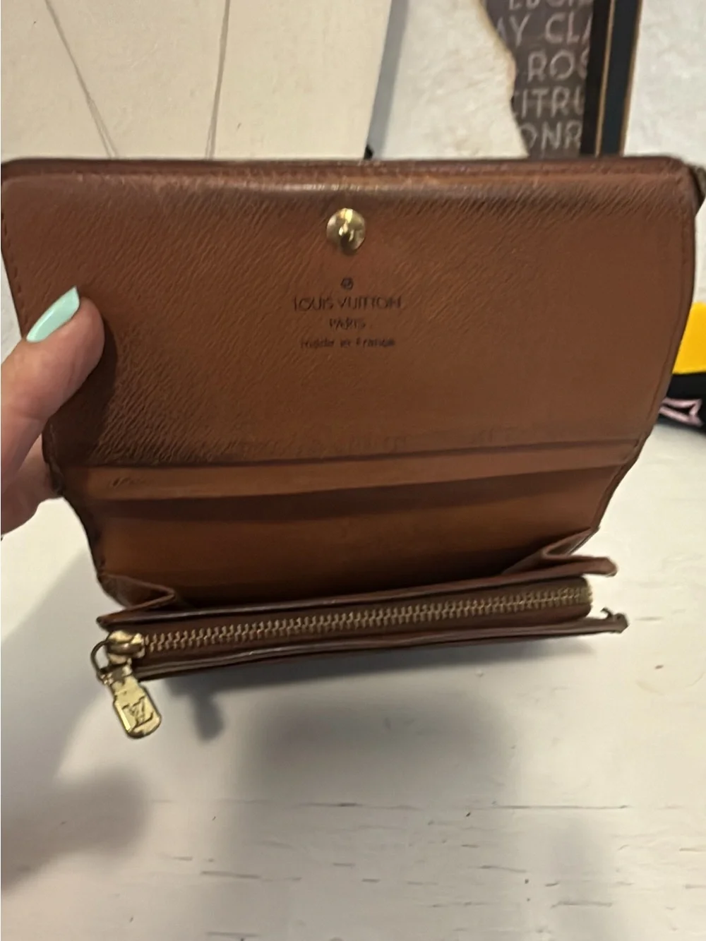 Louis Vuitton Monogram Porte-Monnaie Tresor Wallet NICE authenticated